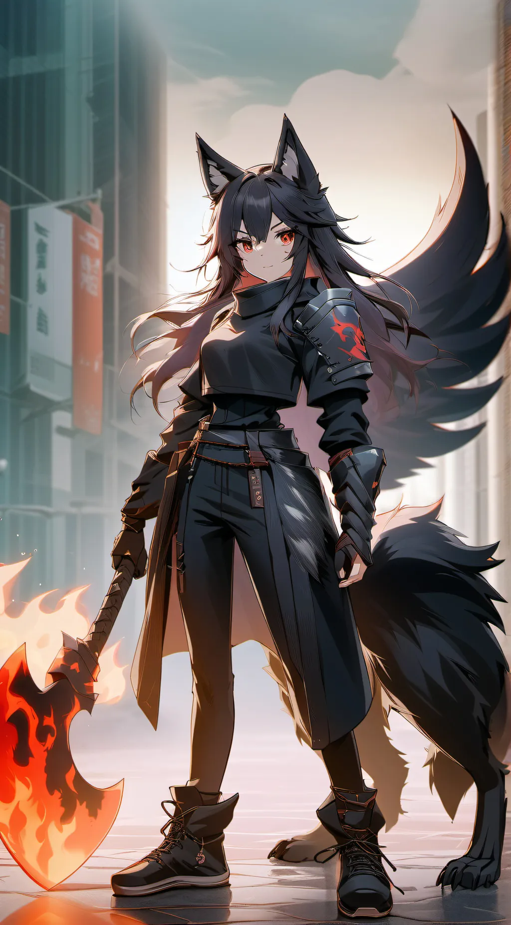 ai character: X-drive Nalter background