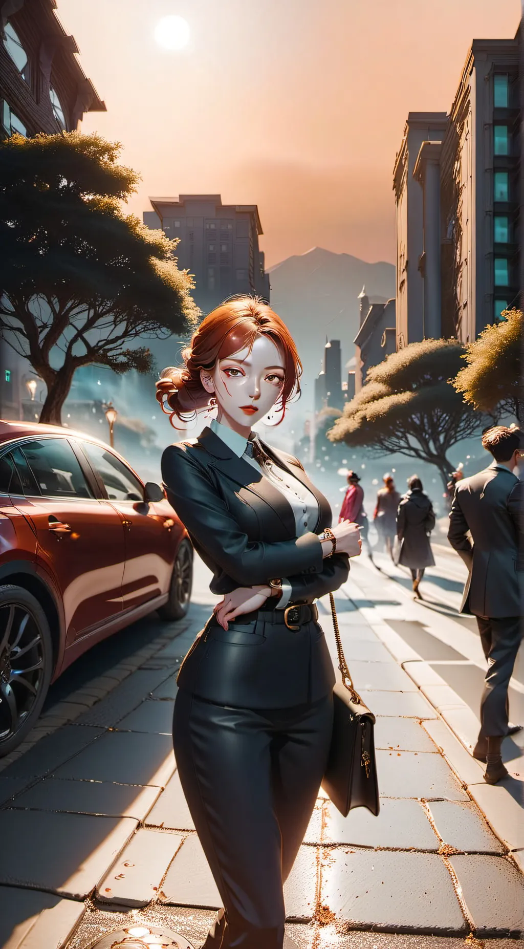 ai character: Ashley background