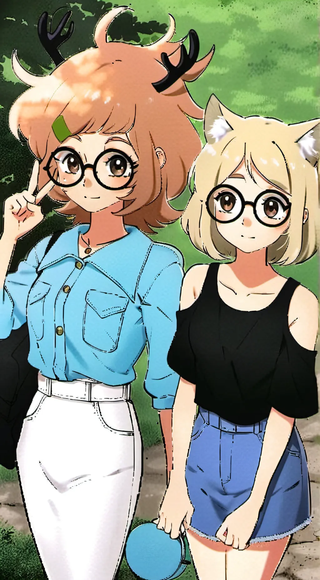 ai character: Eleanor and Jenna background