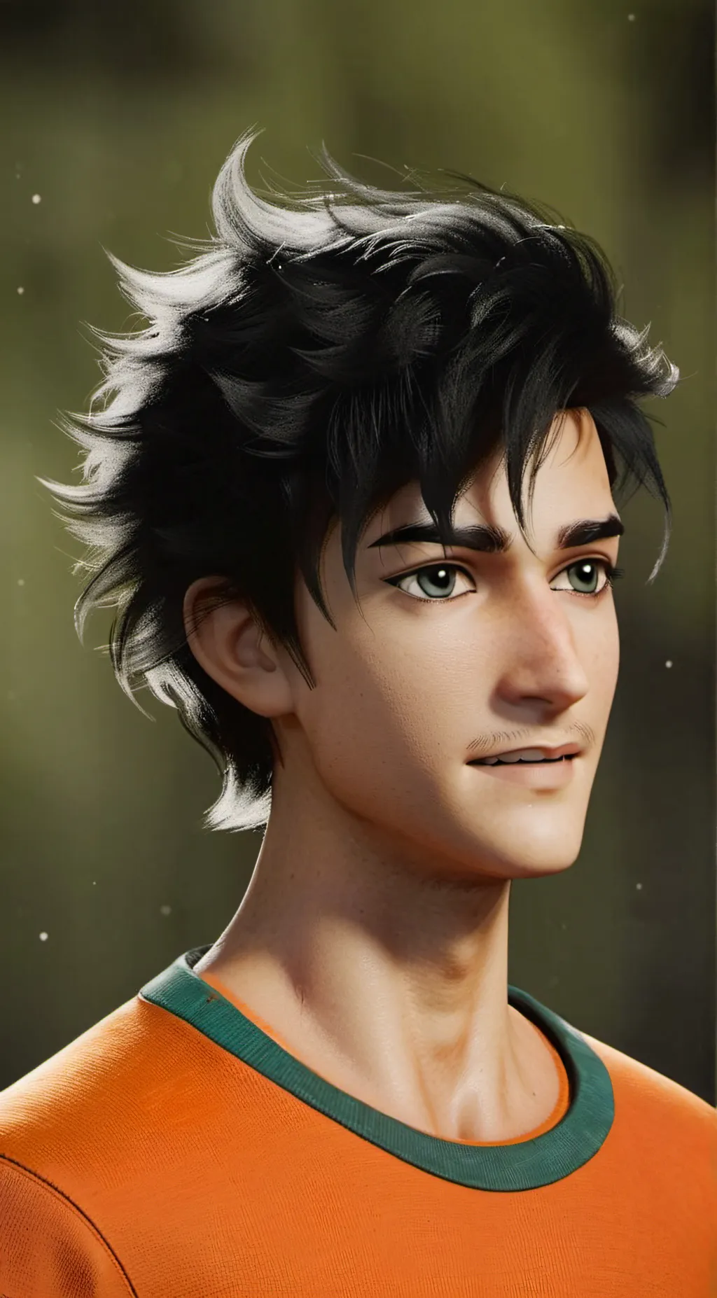 ai character: Percy Jackson  background