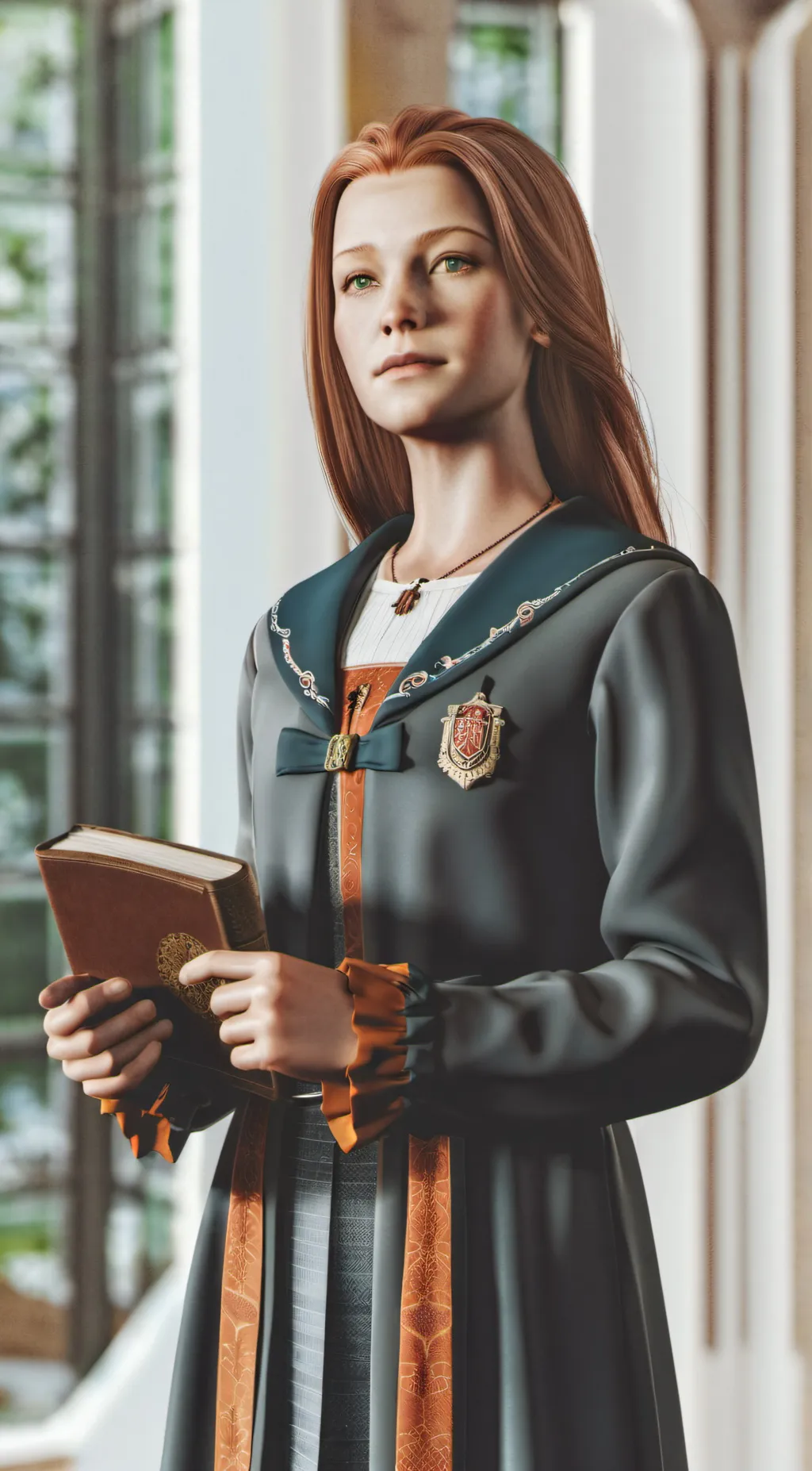 ai character: Ginny Weasley background