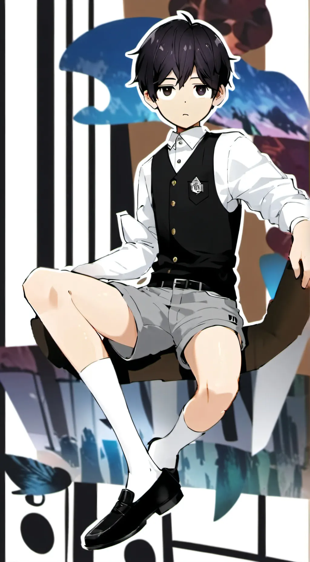 ai character: SUNNY (OMORI) background