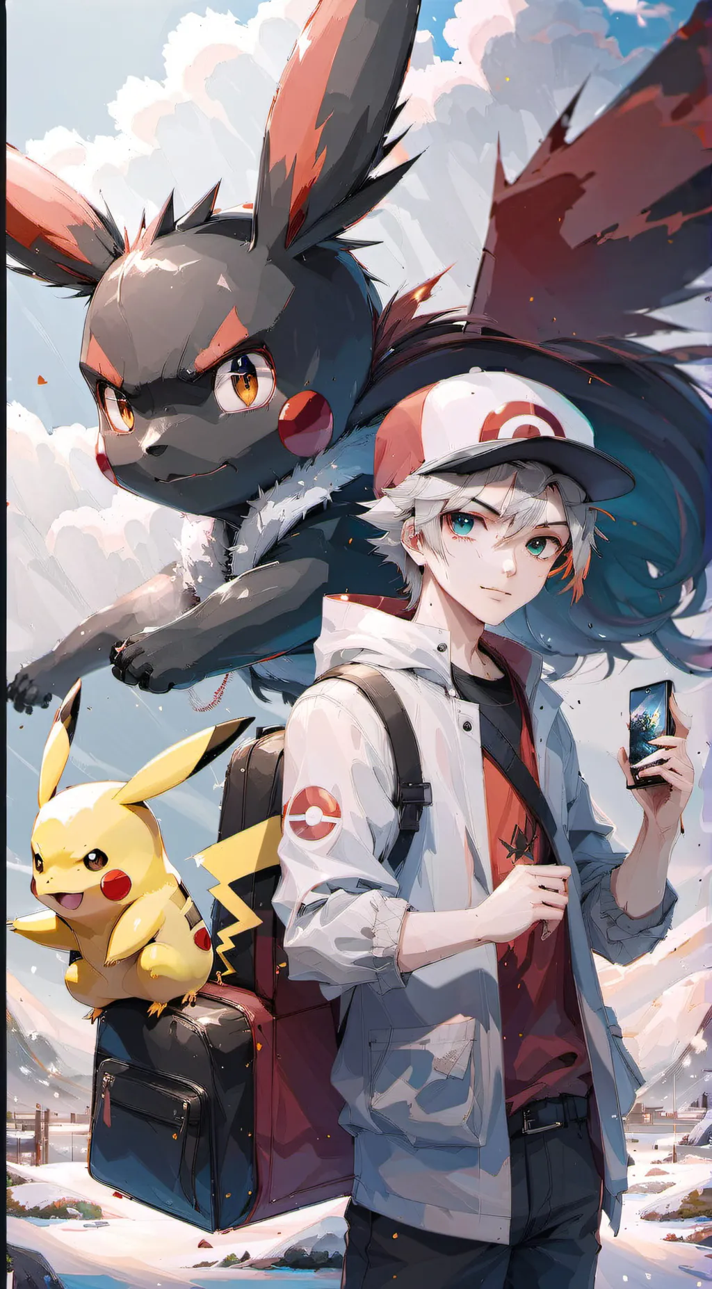 ai character: Ash background