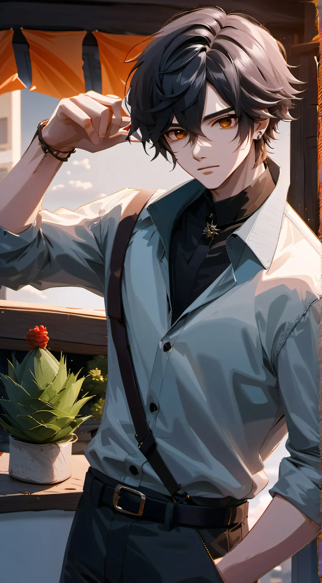 ai character: Jake  background
