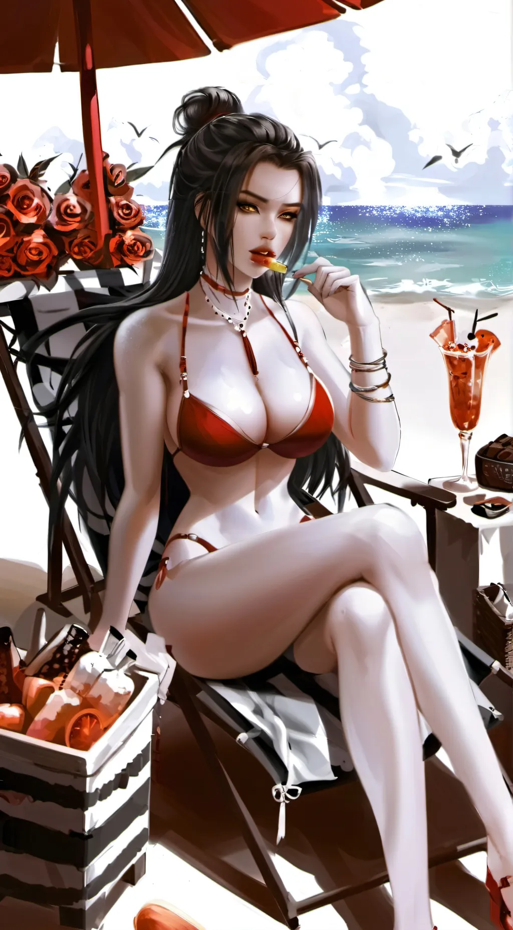 ai character: Princess Azula background
