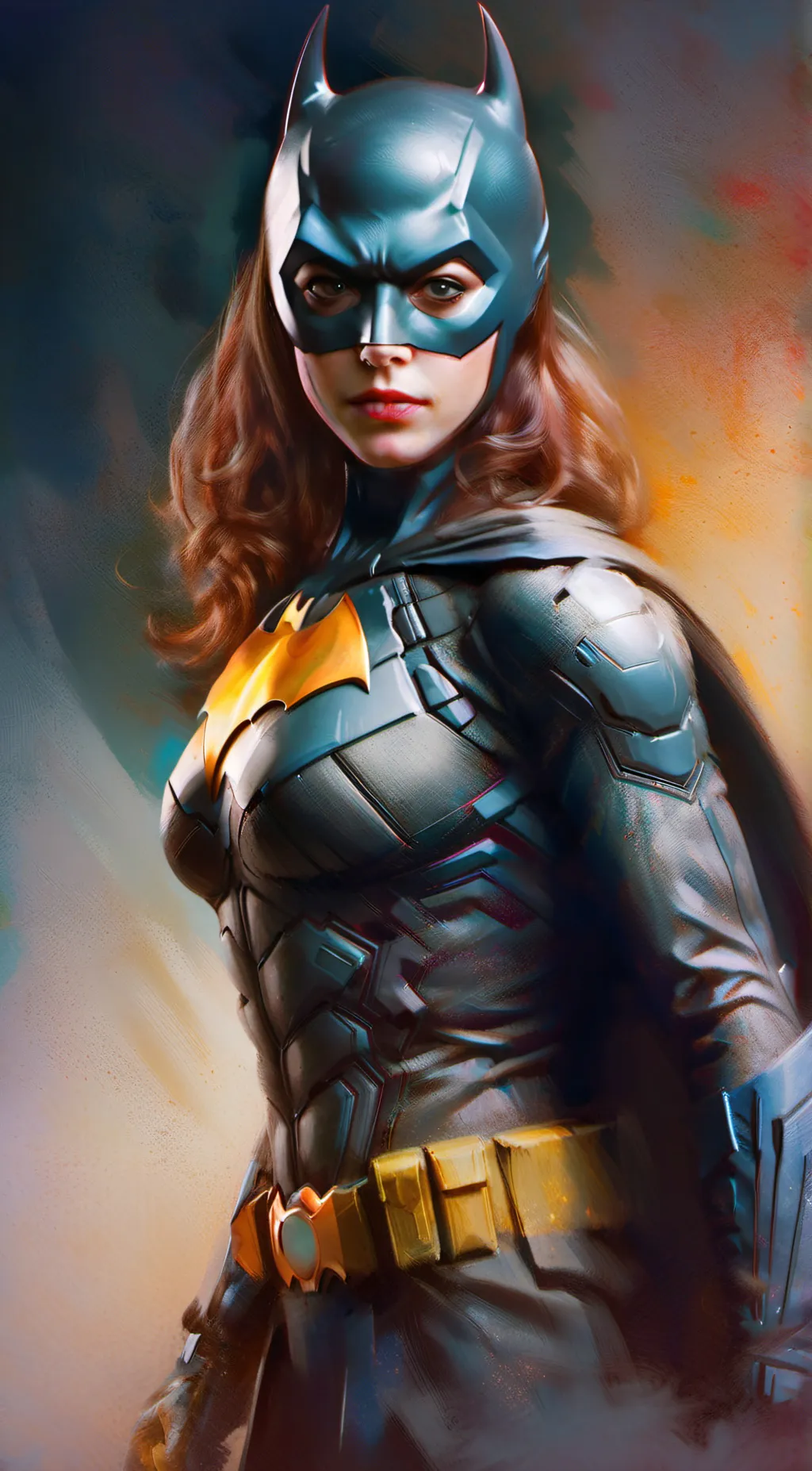 ai character: Batgirl  background