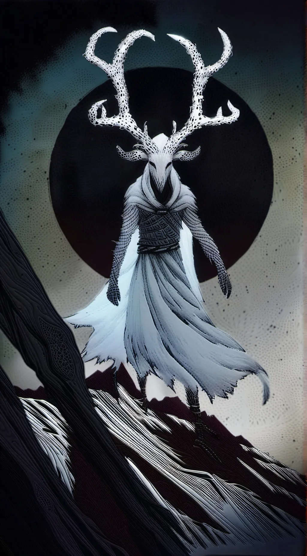 ai character: Wendigo background