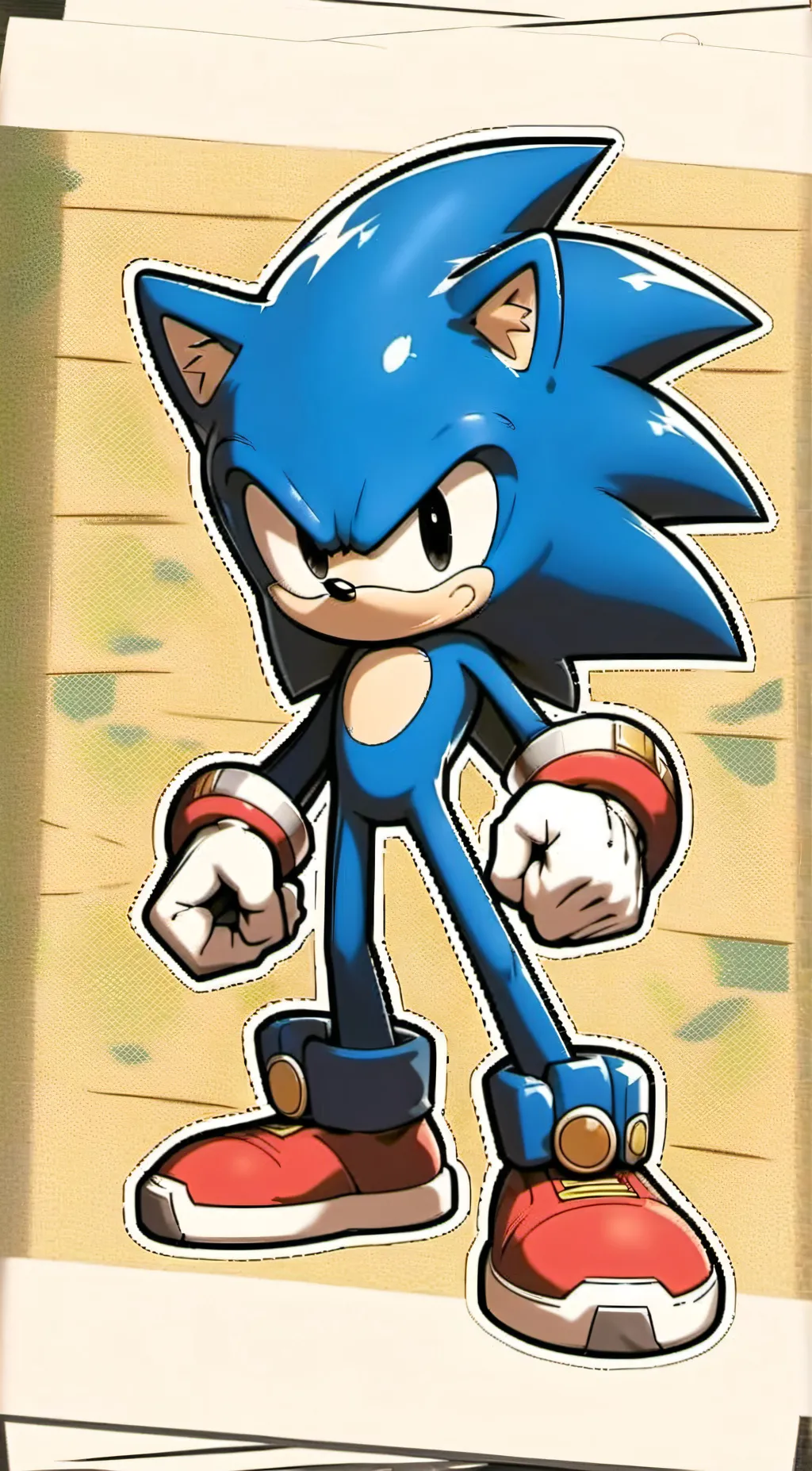 ai character: Sonic background