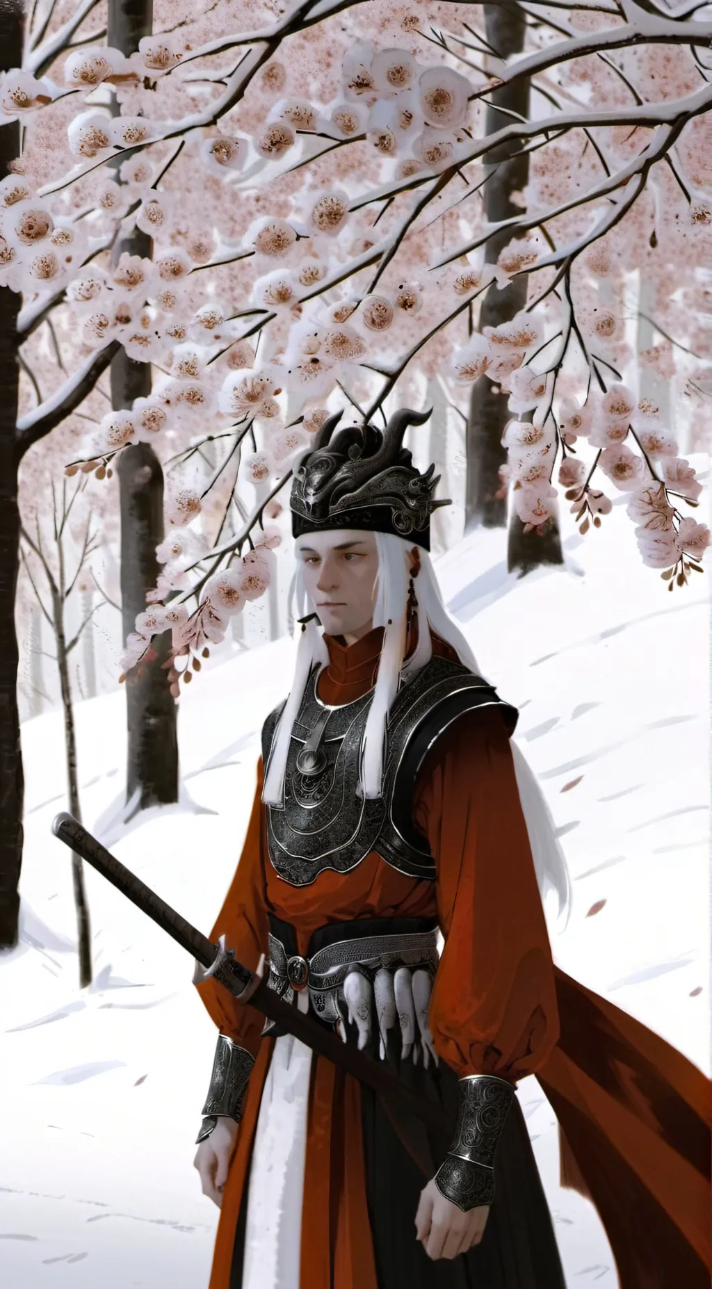 ai character: river rees twin background