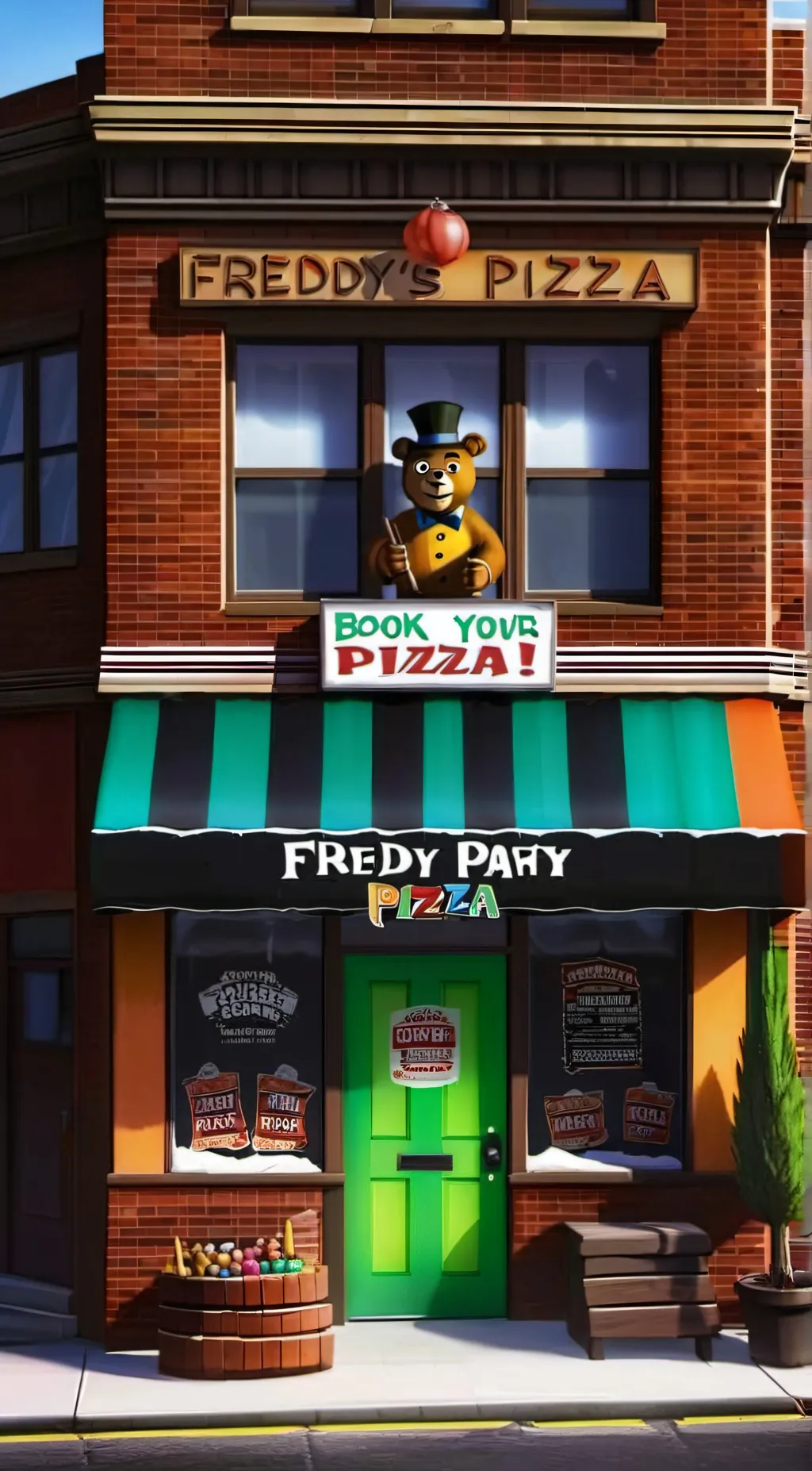 ai character: FNAF background