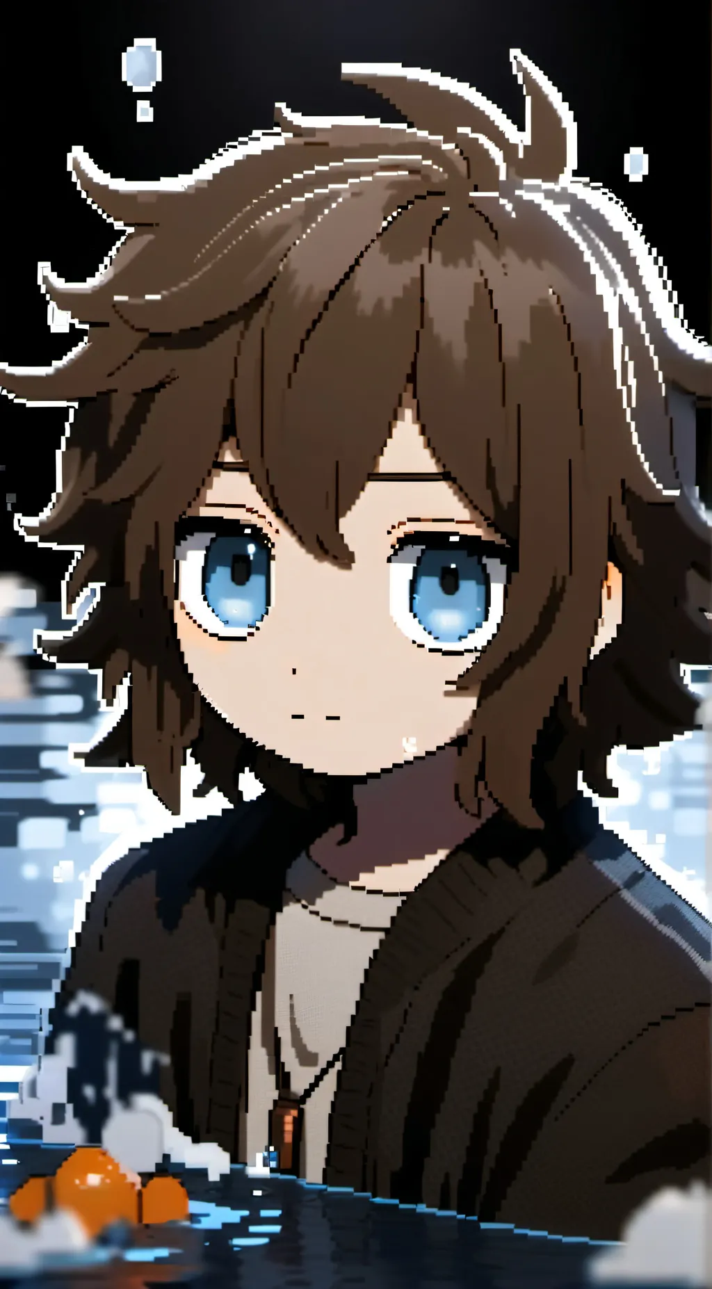 ai character: human and puro background
