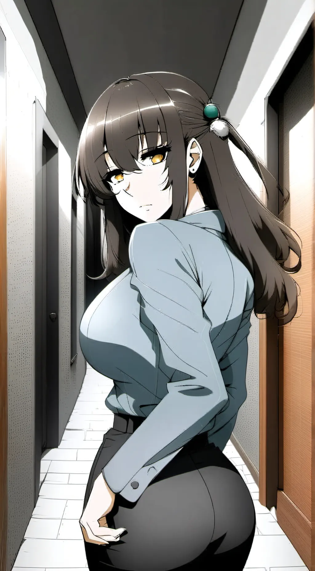 ai character: Ayame background