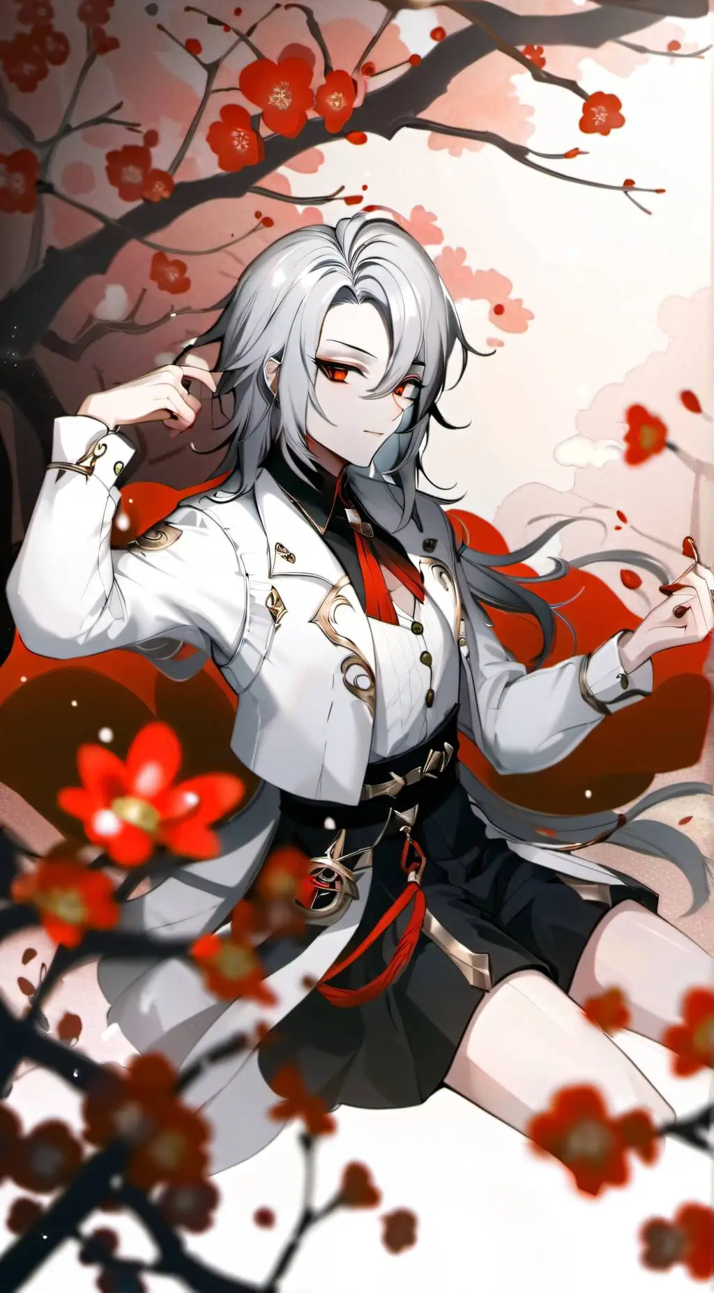 ai character: arlecchino background