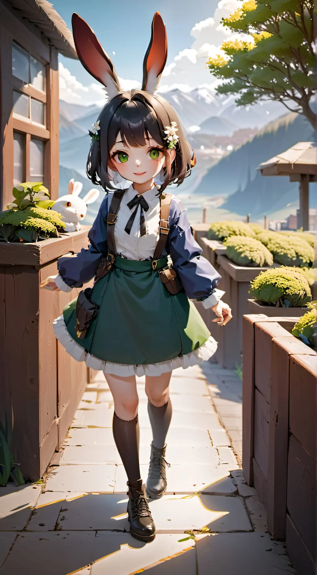 ai character: Tikana. background