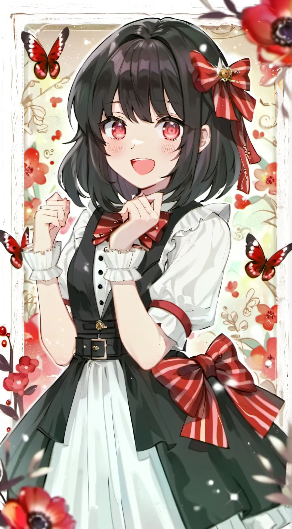 ai character: happyCutered0 background