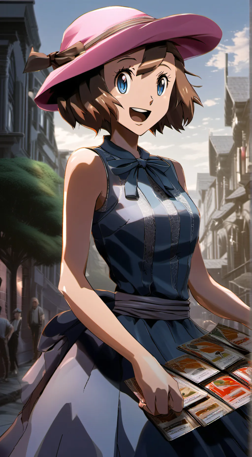 ai character: Serena  background