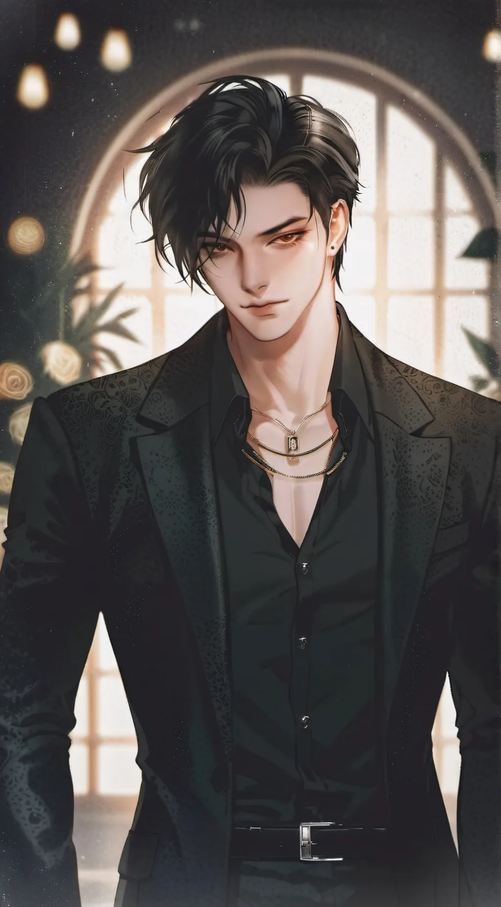 ai character: Damien background
