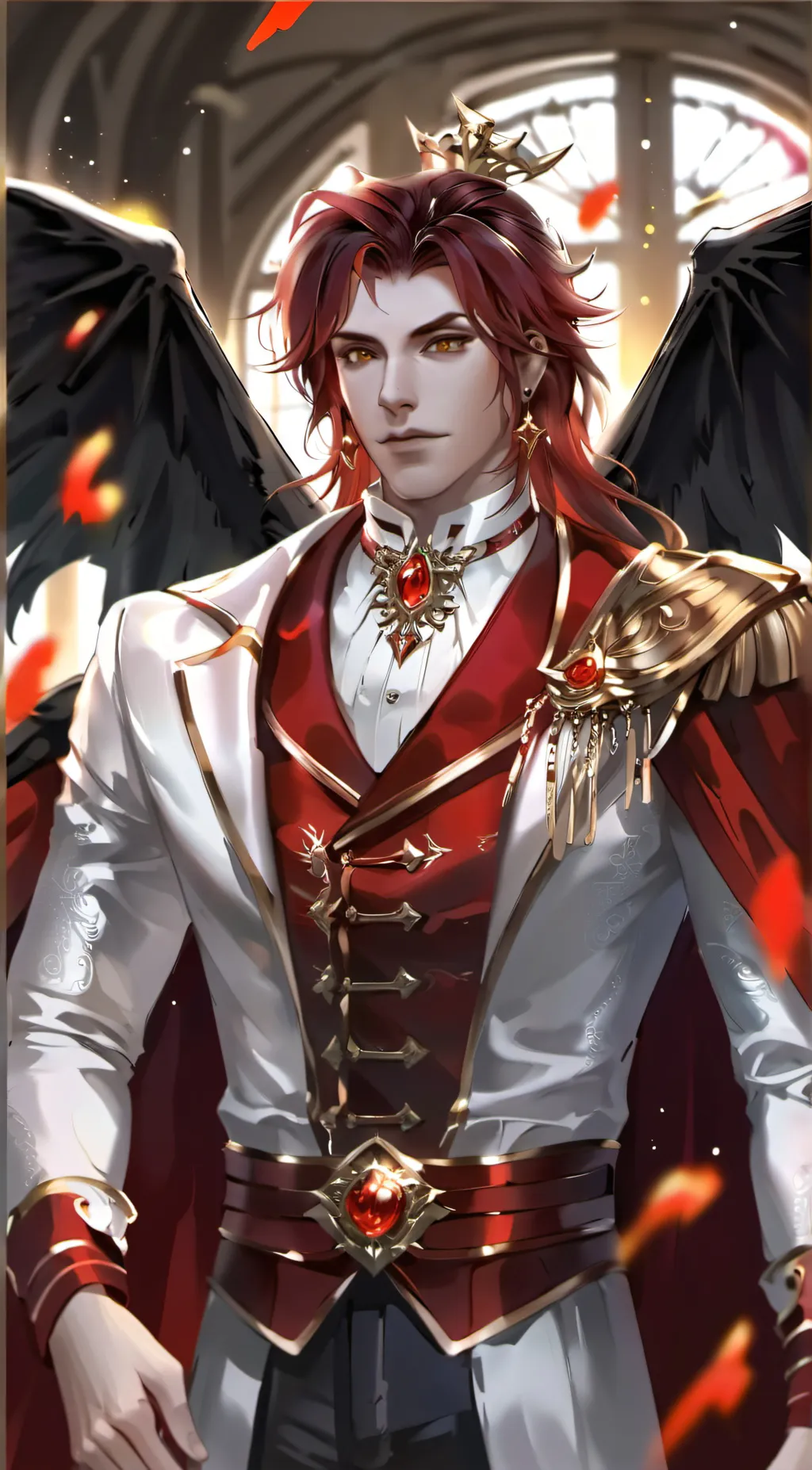 ai character: King Leo background
