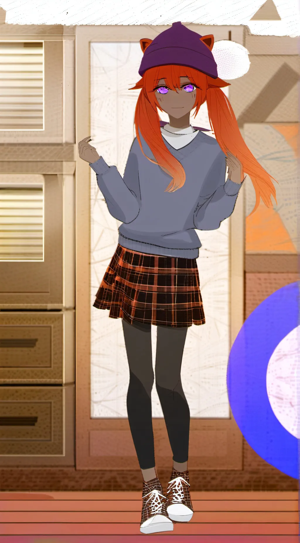 ai character: Lilly background
