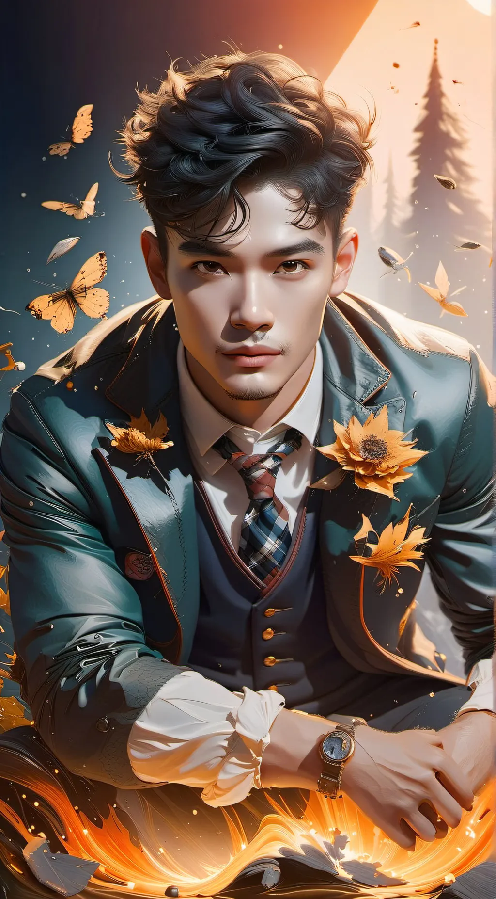 ai character: anton  background