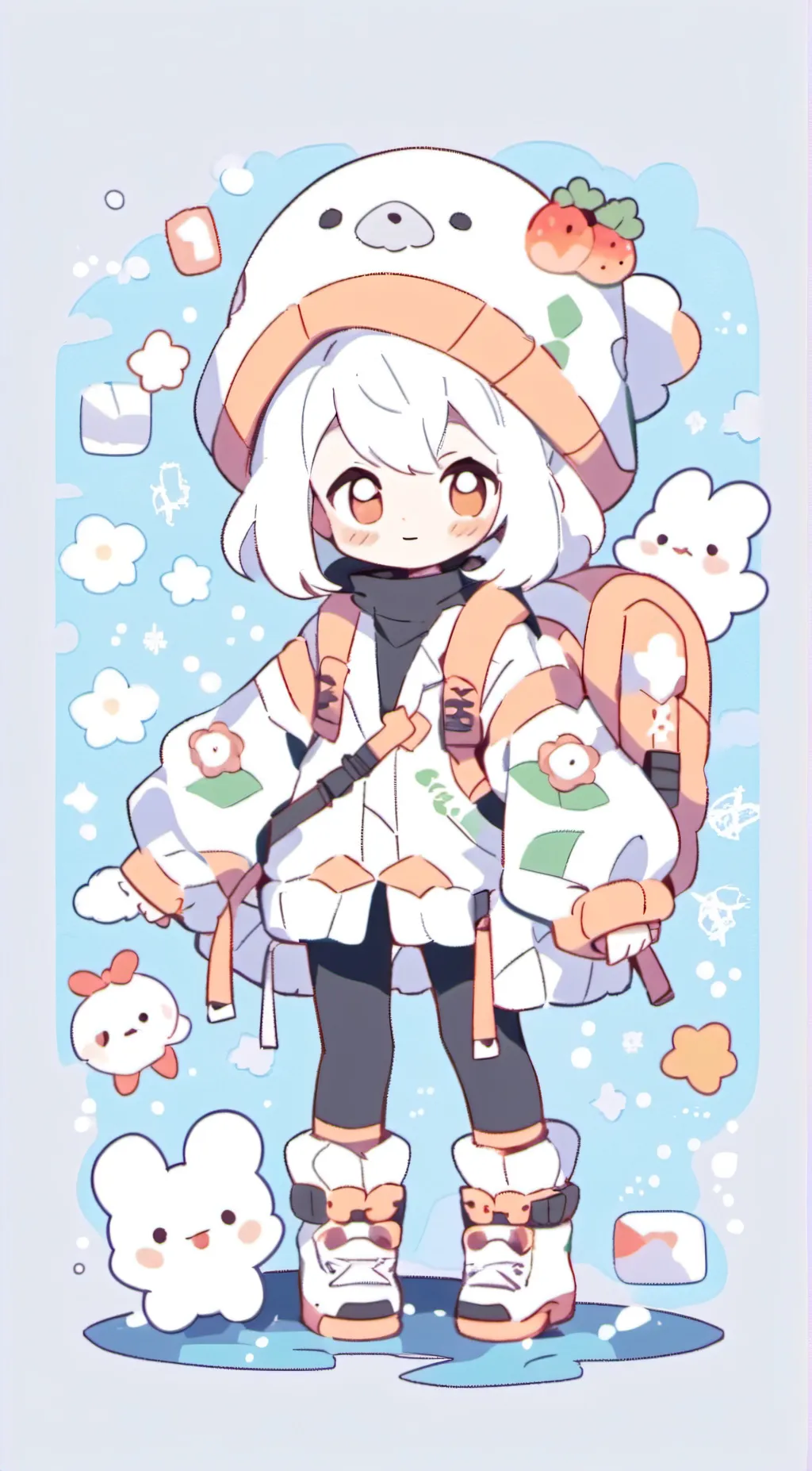 ai character: Crystal background