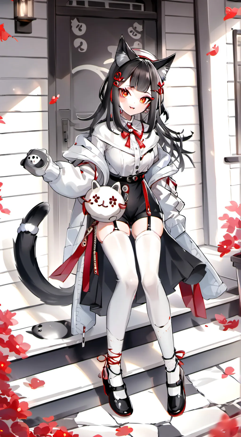 ai character: neko virus background