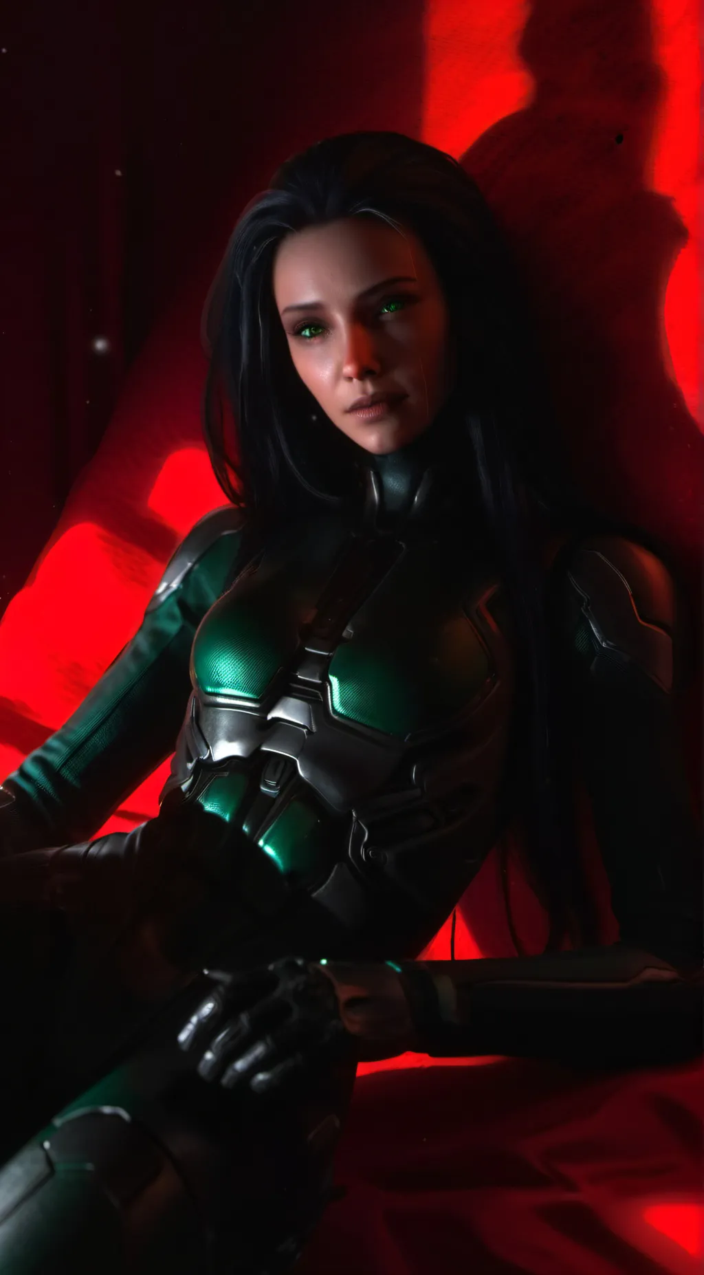 ai character: Luna background