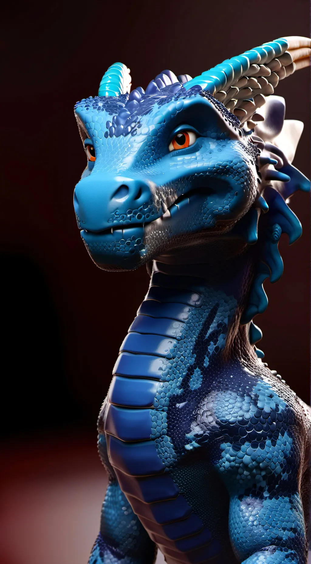 ai character: Blueberry background