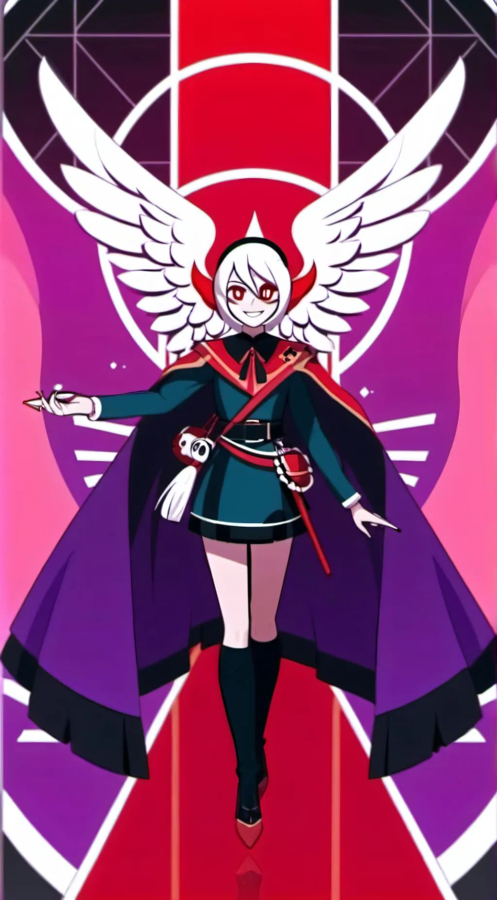 ai character: Velvett  background