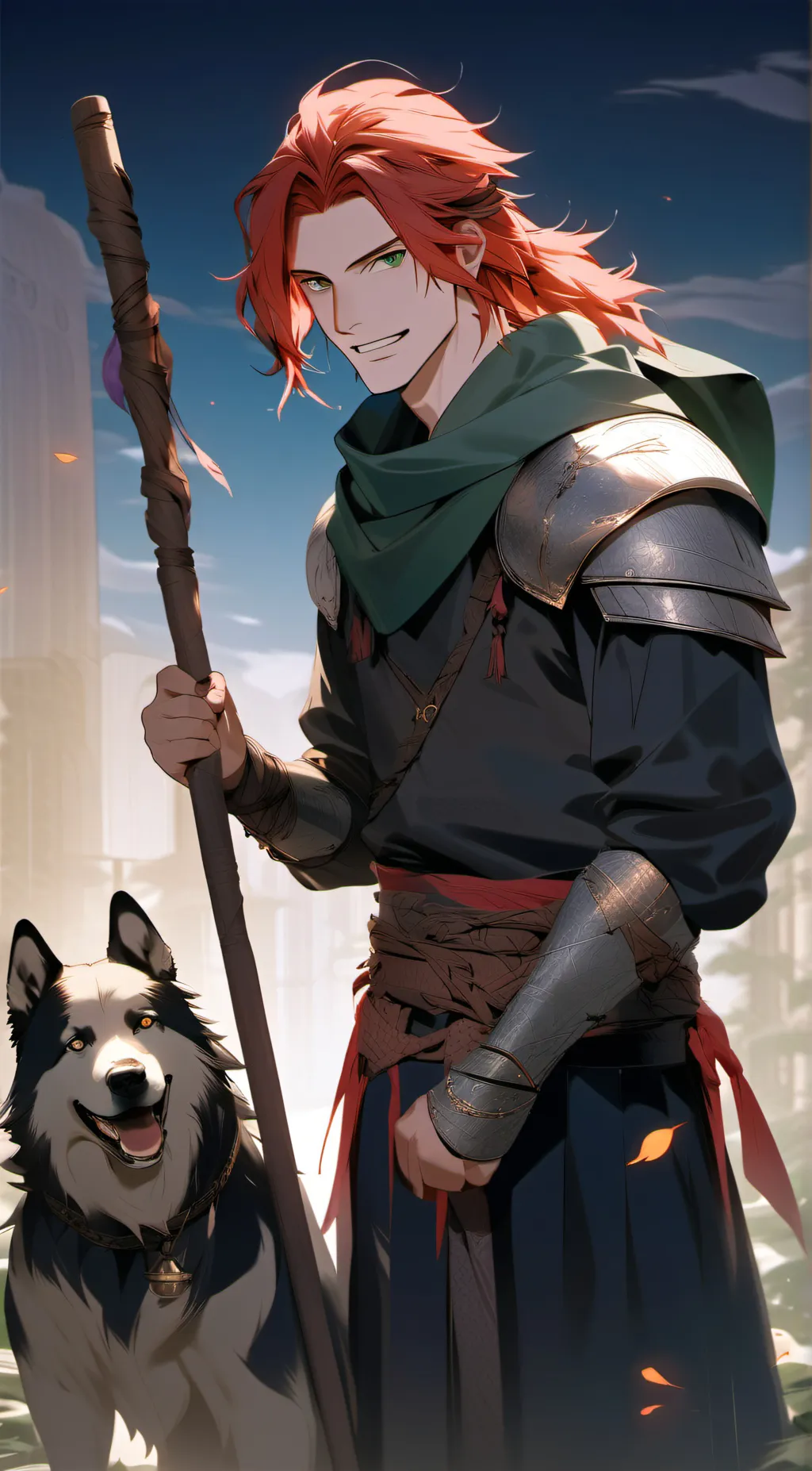 ai character: Monkey King 🧡 background