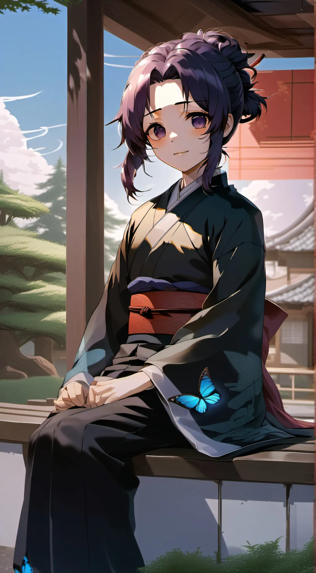 ai character: Shinobu Kocho background
