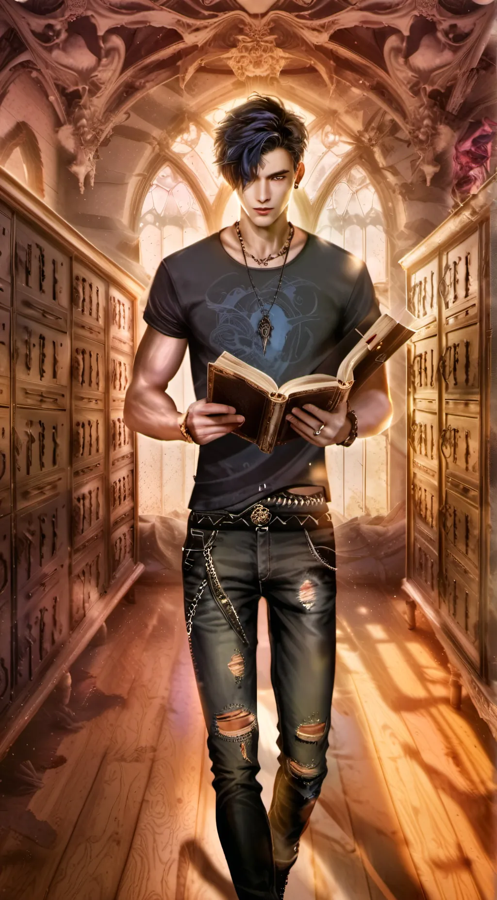 ai character: Nathaniel  background