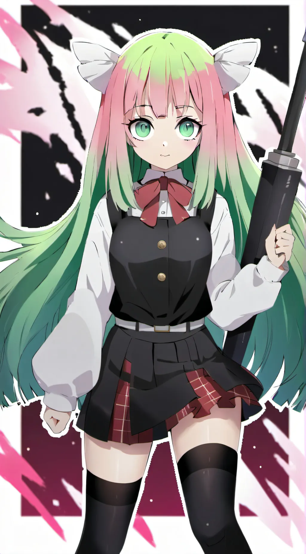 ai character: mitsuri  background