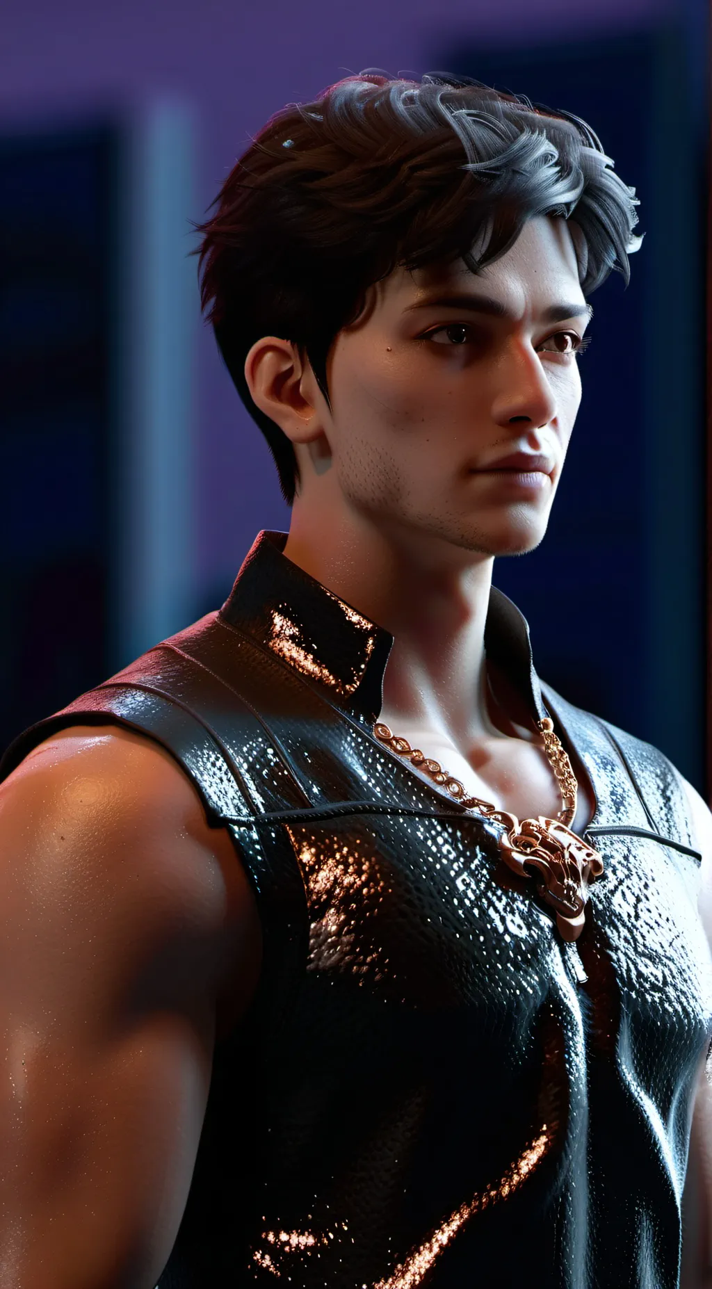 ai character: Hidoi background