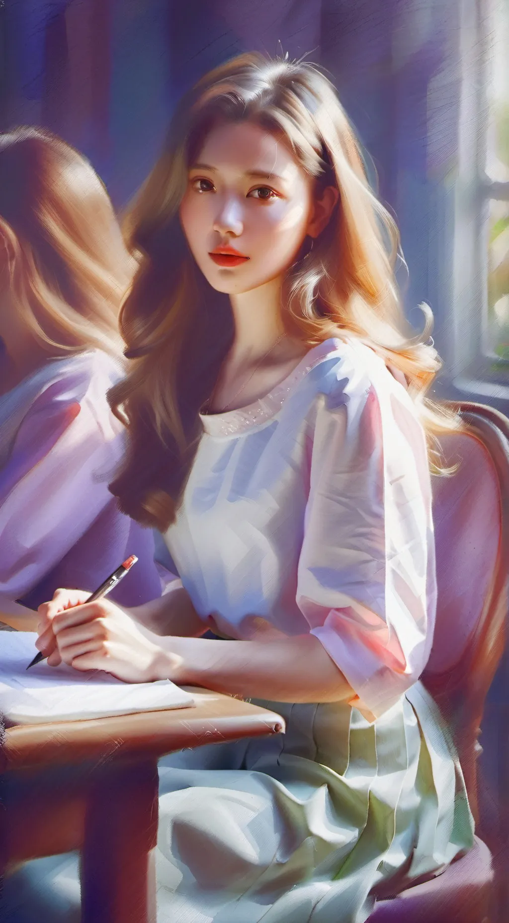 ai character: Mia background