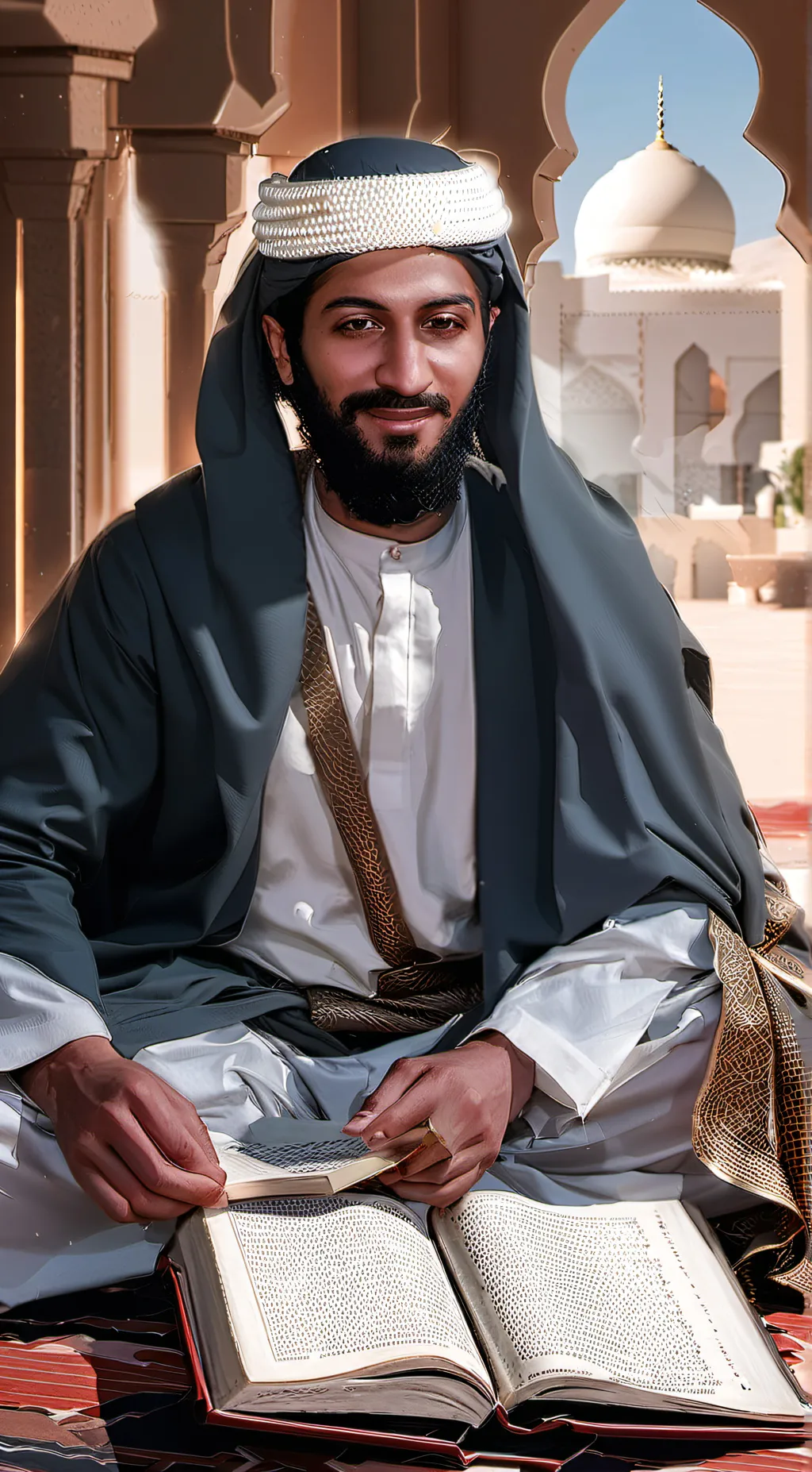 ai character:  Prophet muhammed background