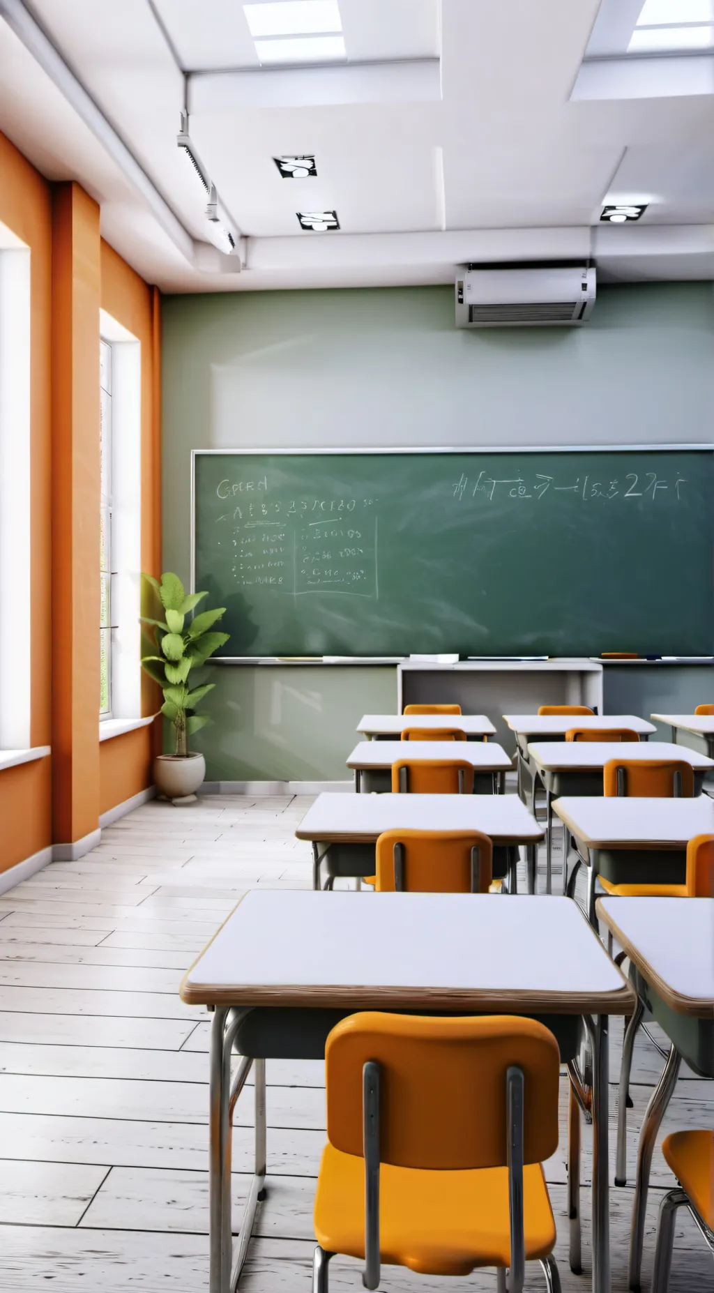 ai character: Your classroom background