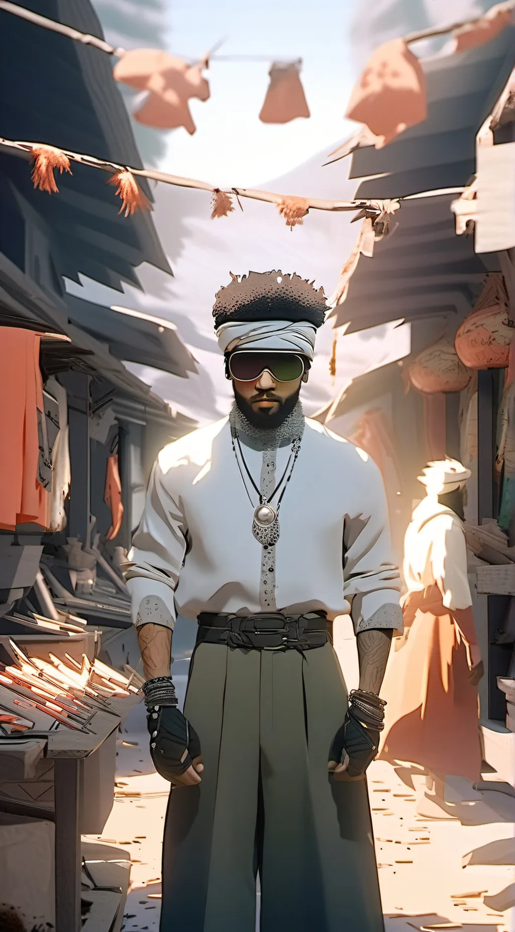 ai character: Michael  background