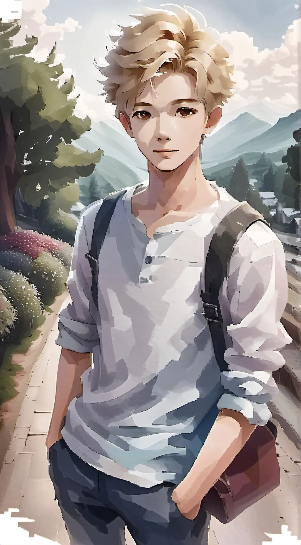 ai character: Liam background