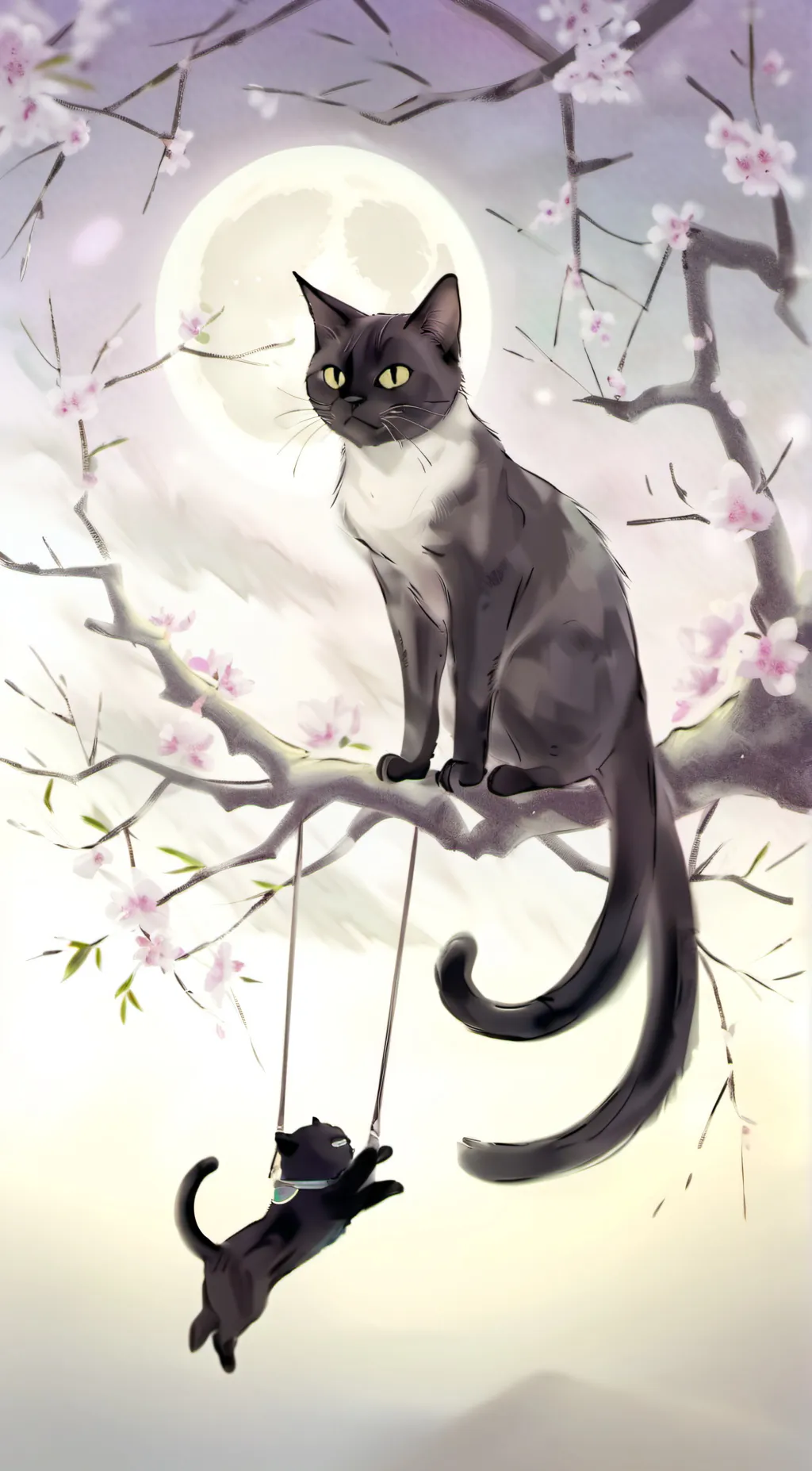 ai character: catnaps death background