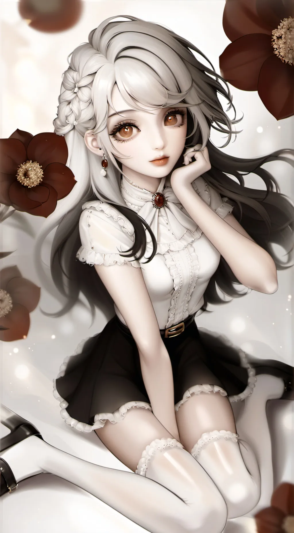 ai character: ERROR GIRL background