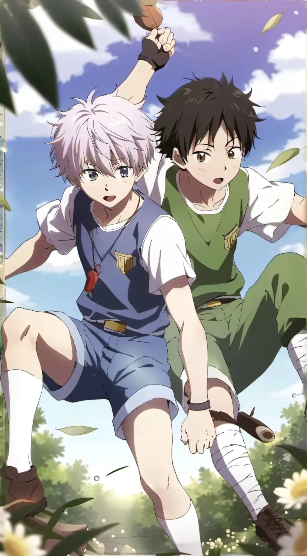 ai character: 🩵Killugon💚 background
