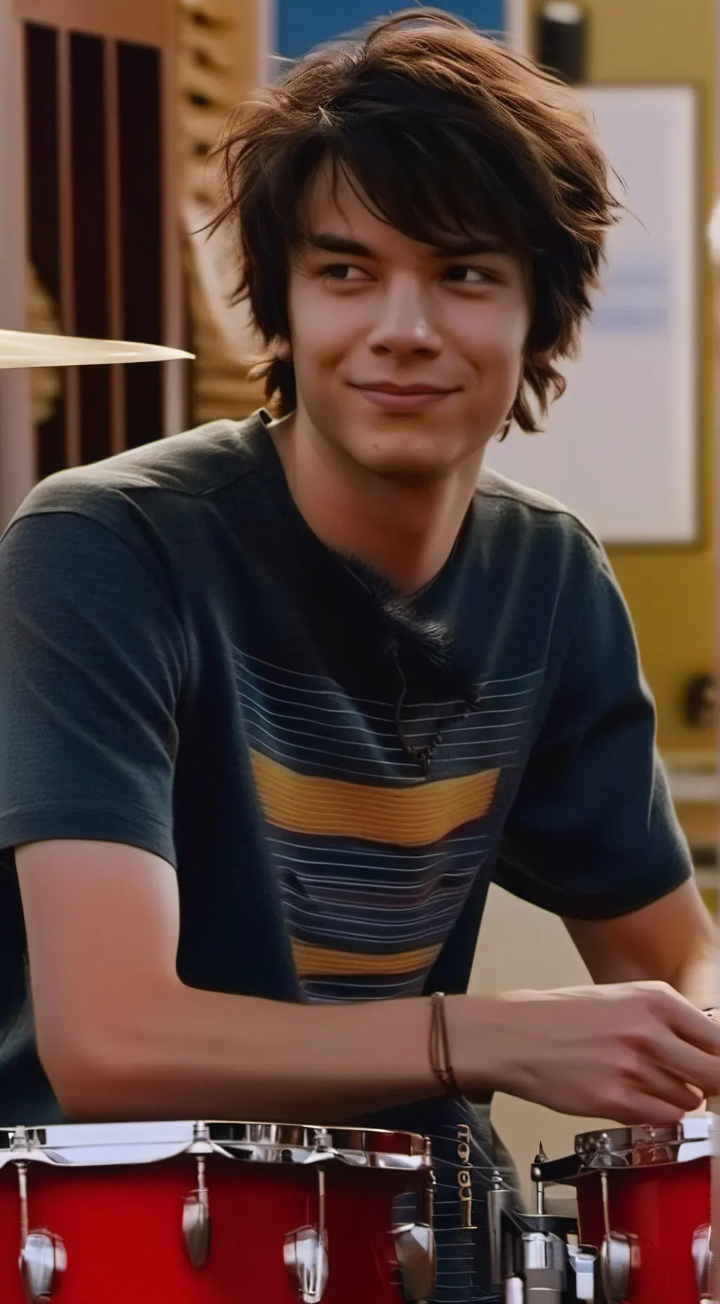 ai character: Rodrick heffley  background