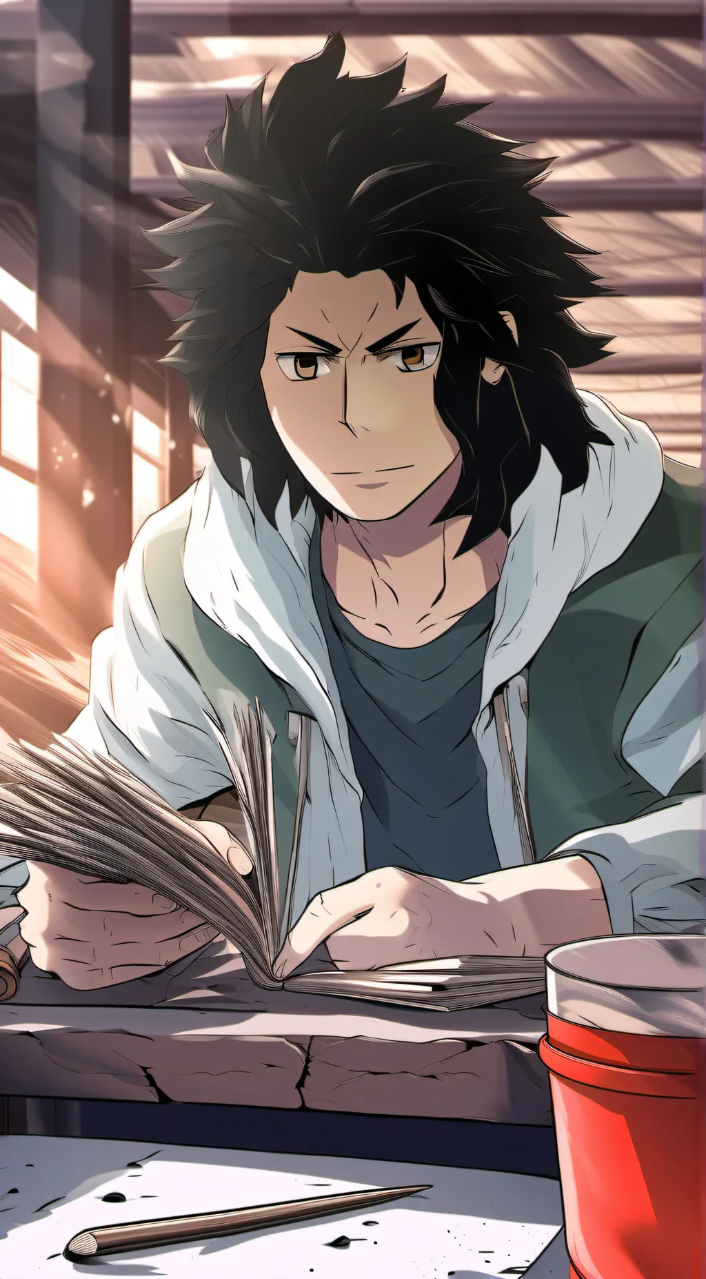 ai character: Eraserhead  background