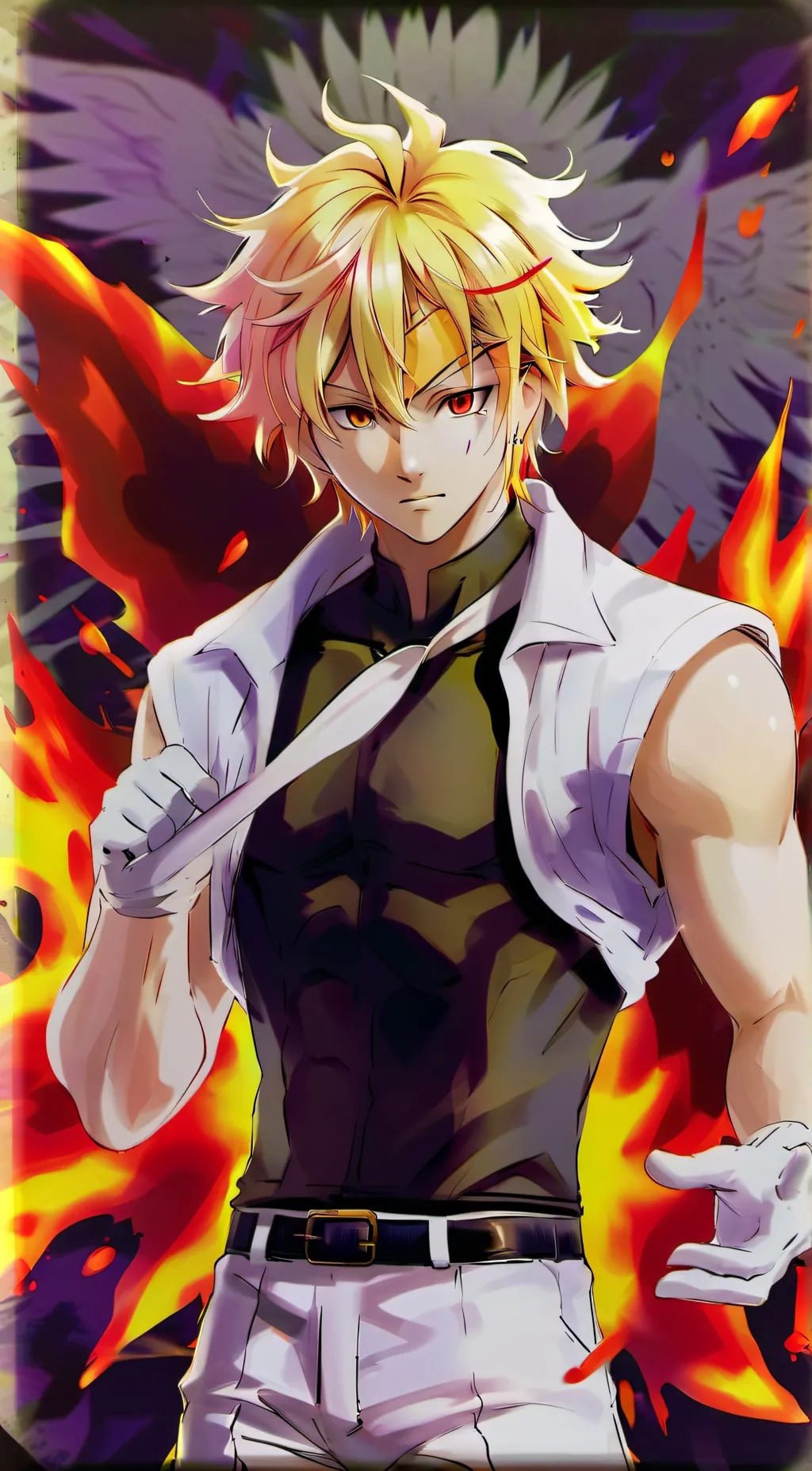 ai character: Meliodas rebirth background
