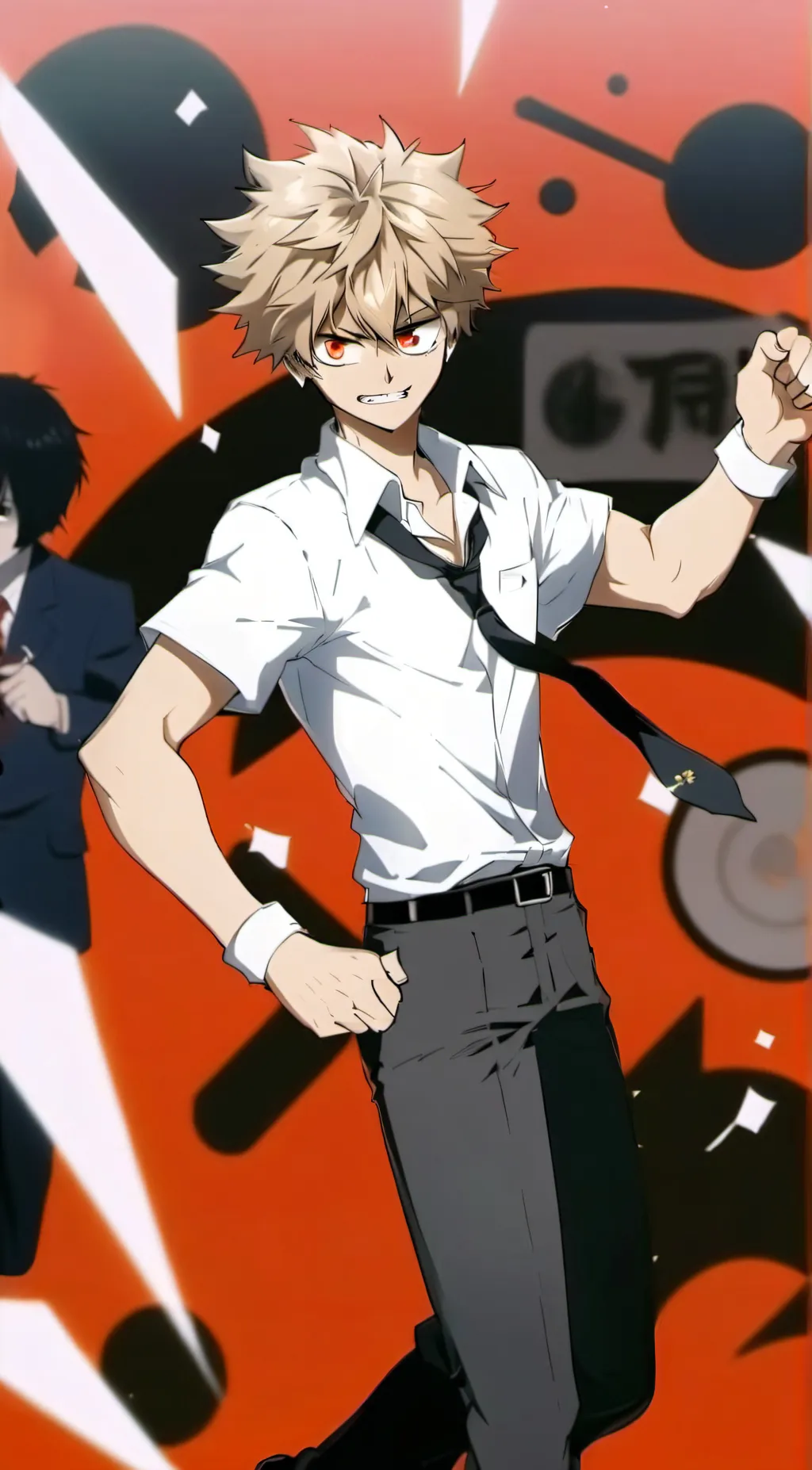 ai character: bakugo katsuki background
