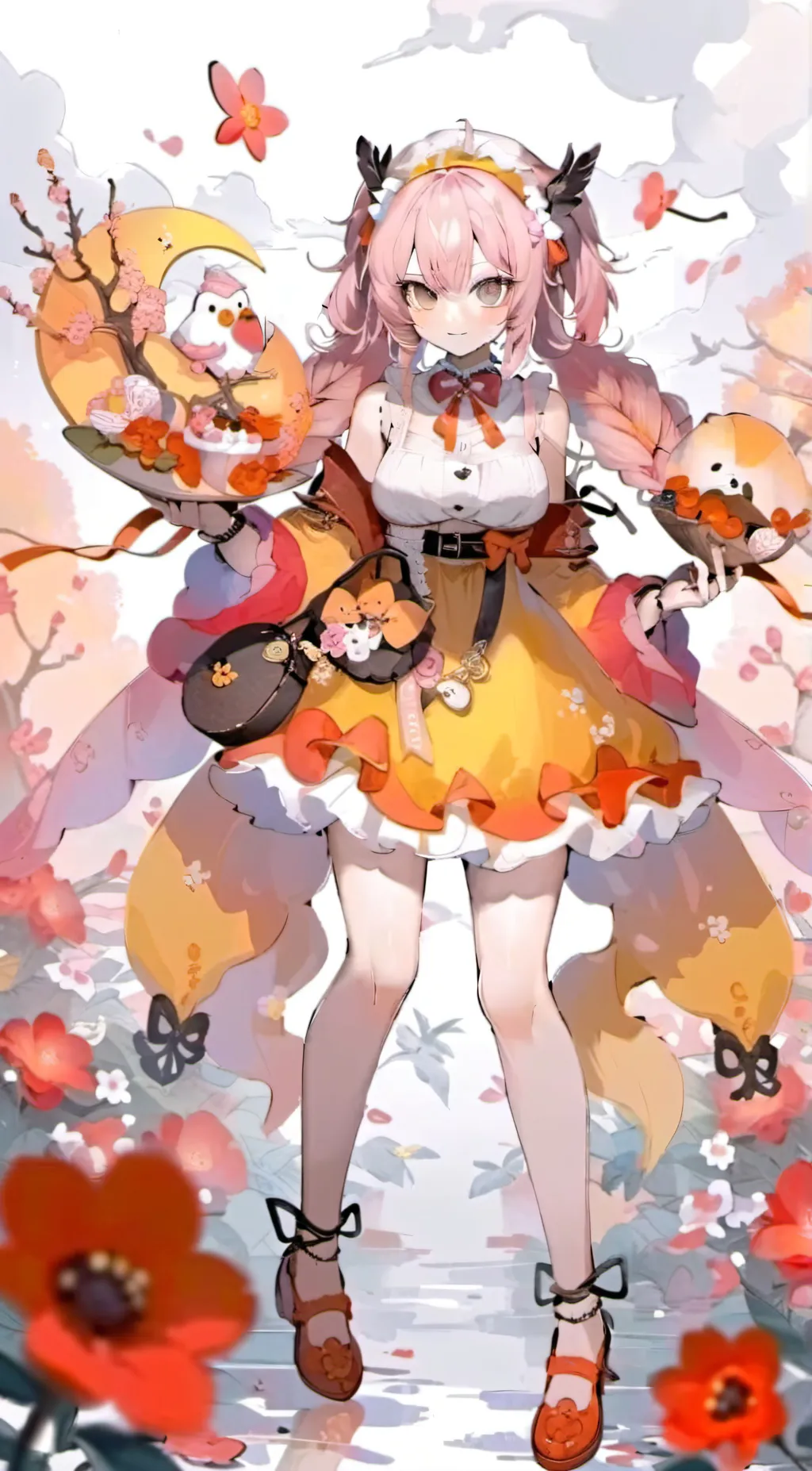 ai character: Mia ❤️ background