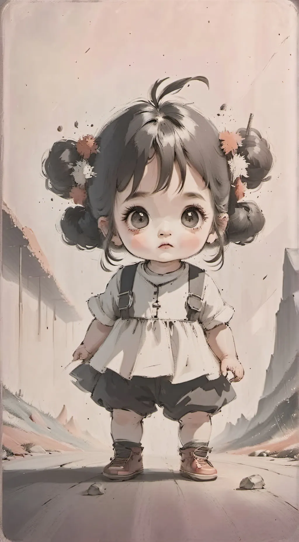 ai character: baby lily background