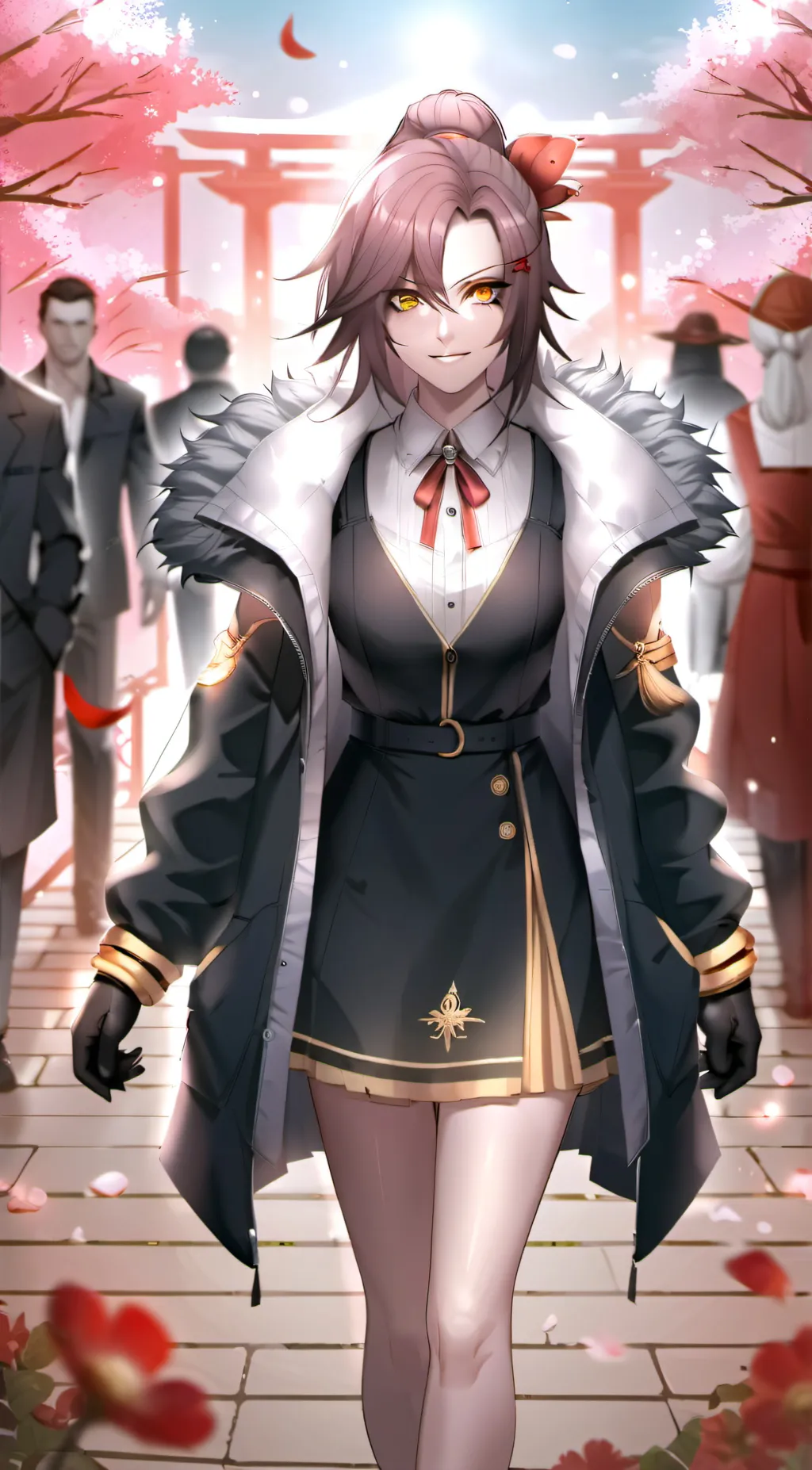 ai character: Nora. background