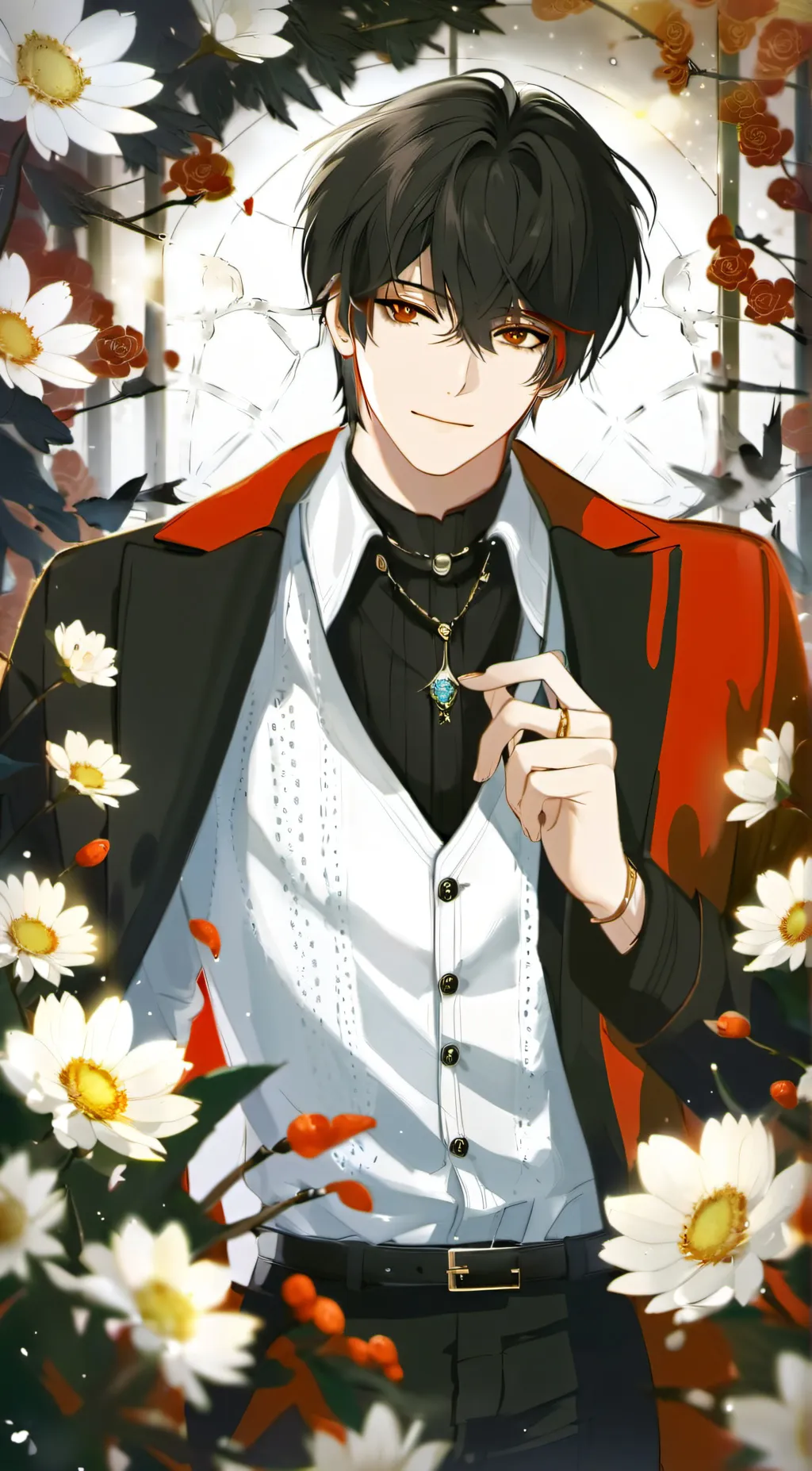 ai character: Lucas  background